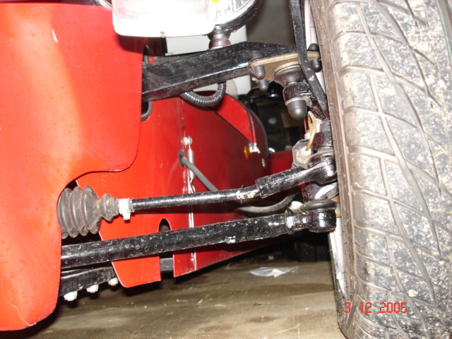 bent steering arm