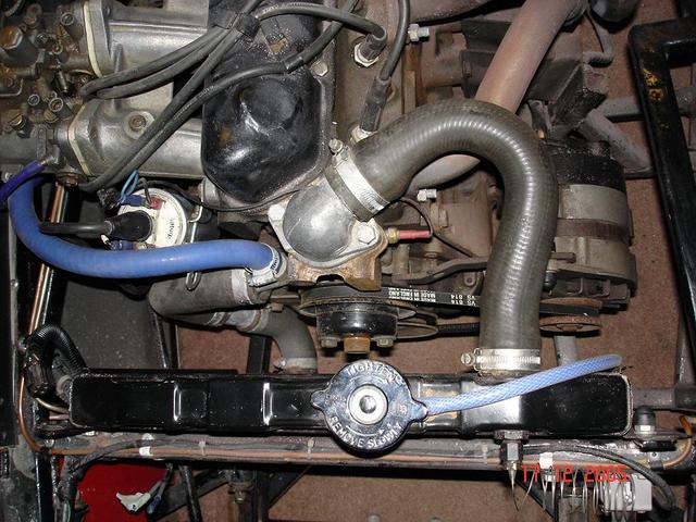 thermostat to radiator hose