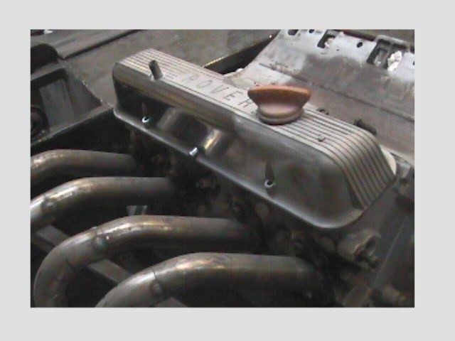 Half poliched rocker cover