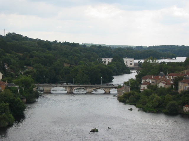 the bridge into town