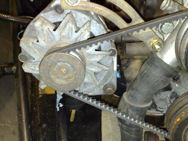 Alternator lower & new mount