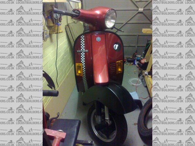 Vespa finished front