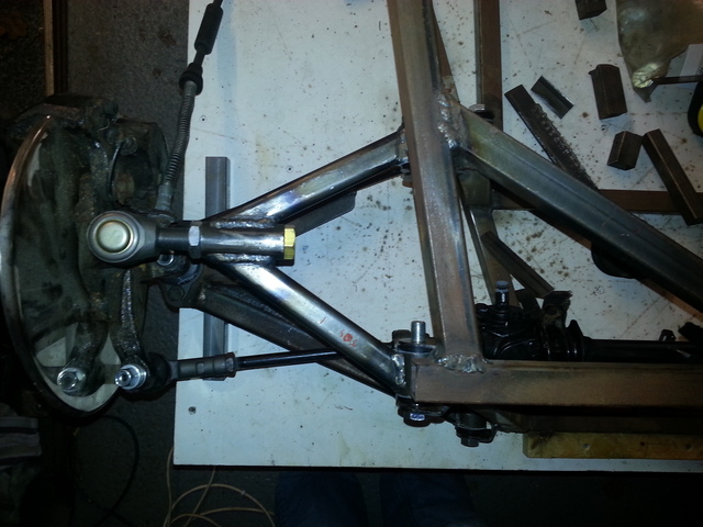 steering rack upper view