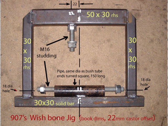 Front top wish bone jig