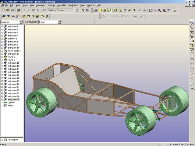 CAD Chassis with Panels