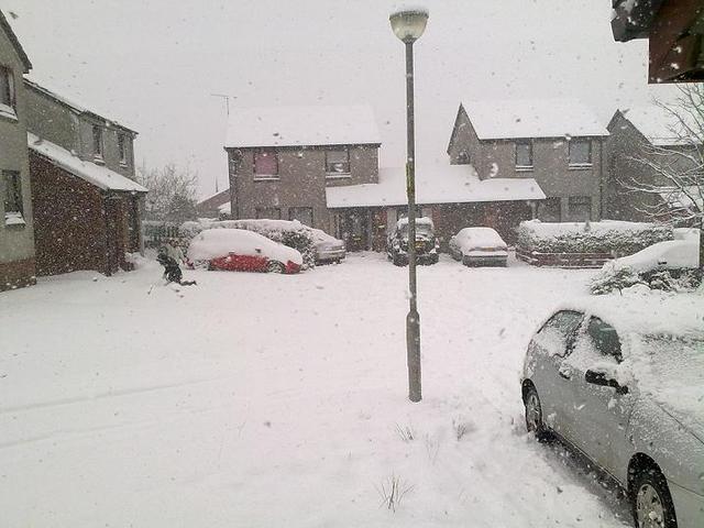 Light dusting of snow