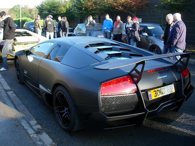 Matt Black Lambo/Rear