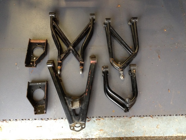 mnr wishbone set front & Rears