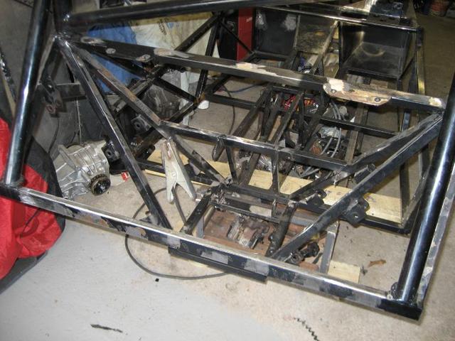 Rear stripped