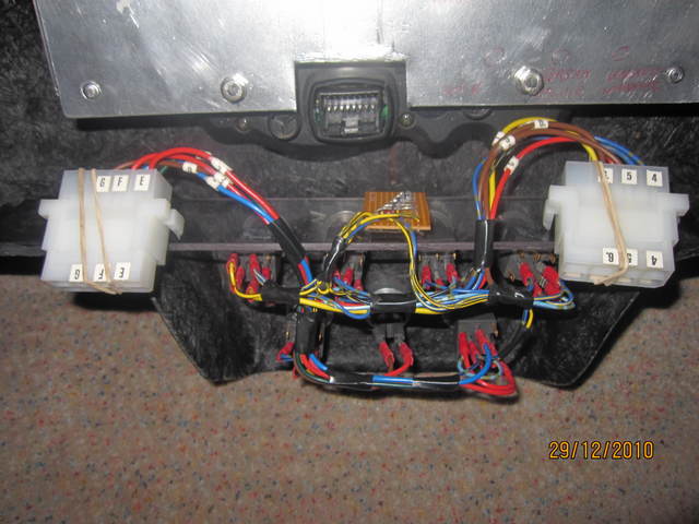 rear of dash