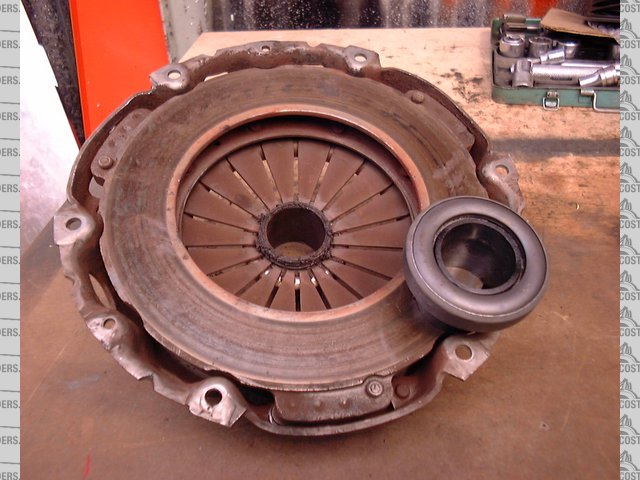 Melted Clutch Release Bearing2