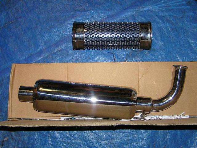 Custom Chrome silencer