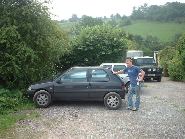 nick with his new wheels