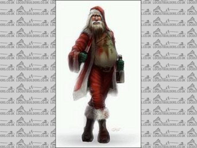 Drunk santa