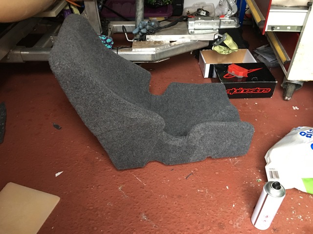 New 2-part foam seat 