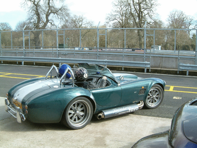 Not a bad car to be taken around oulton park in!!