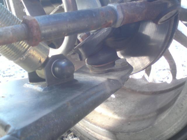 Ball joint closeup