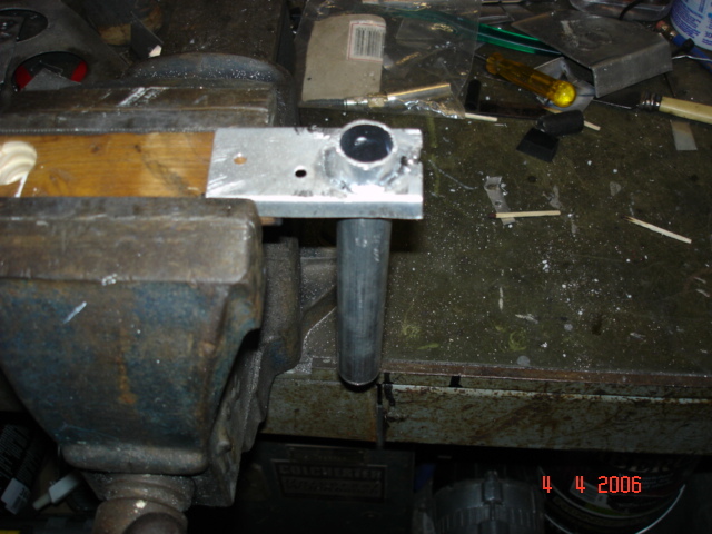 bracket being lumiwelded