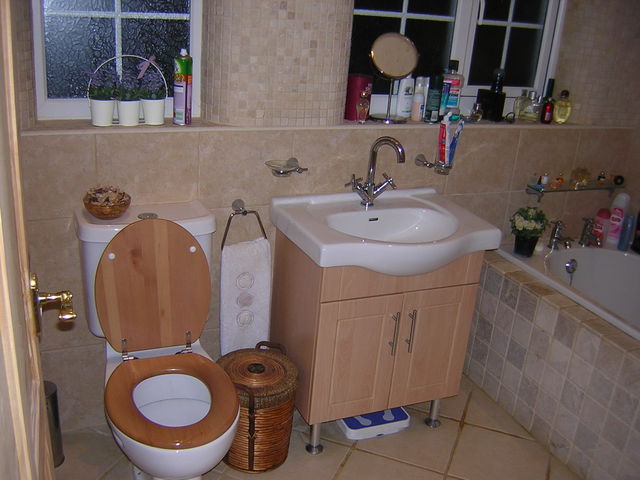 bathroom after