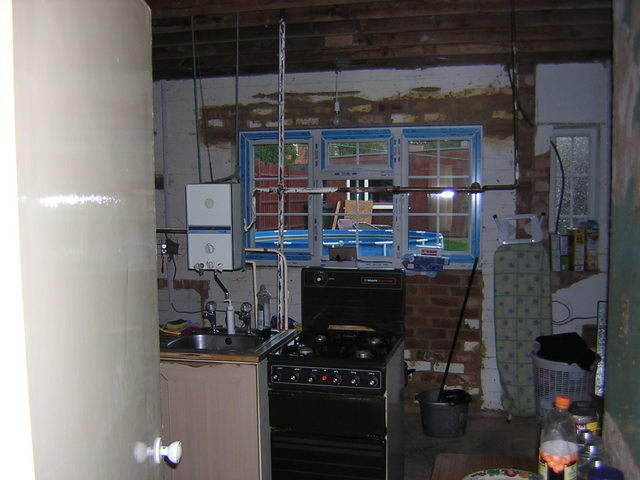 kitchen during