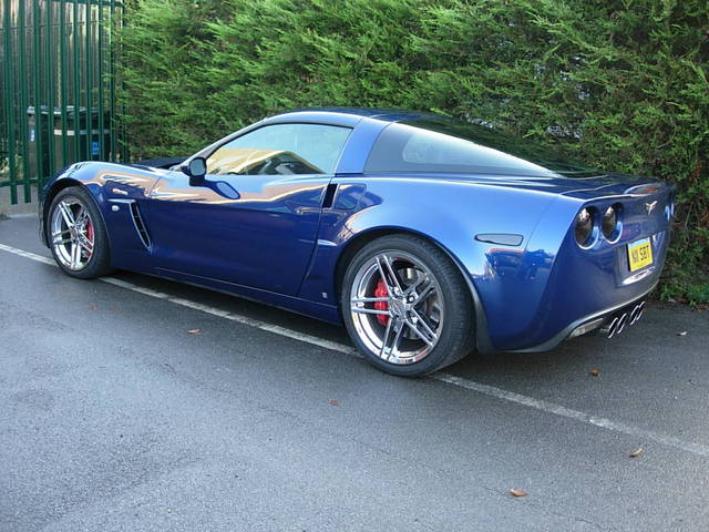 Blue Corvette