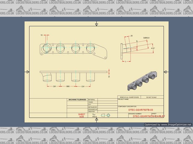 Standard Duratec Throttle Body Manifold