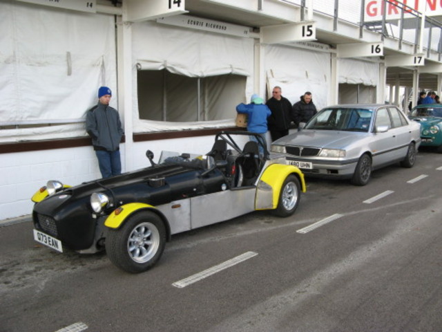 F27 Goodwood pitlane