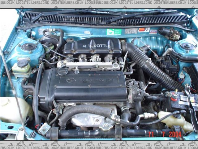 Standard 4AGE 20V engine bay