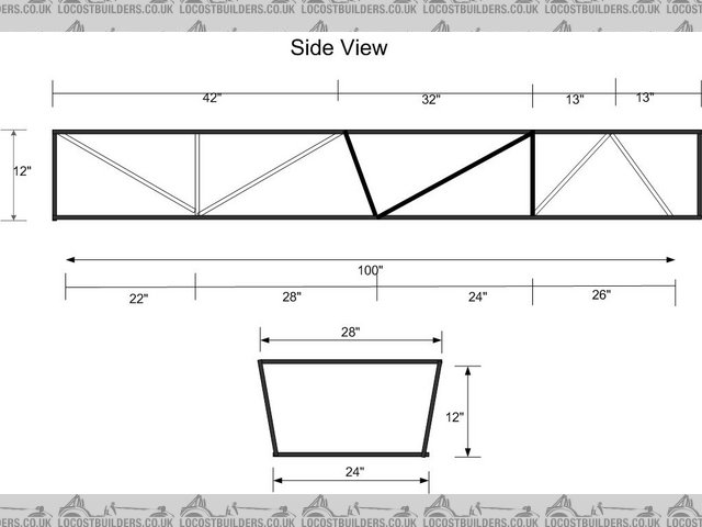 Frame side view