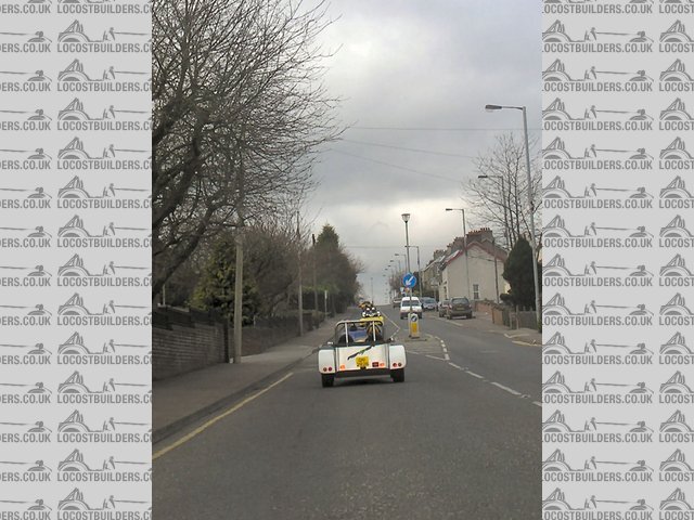 Convoy heading uphill