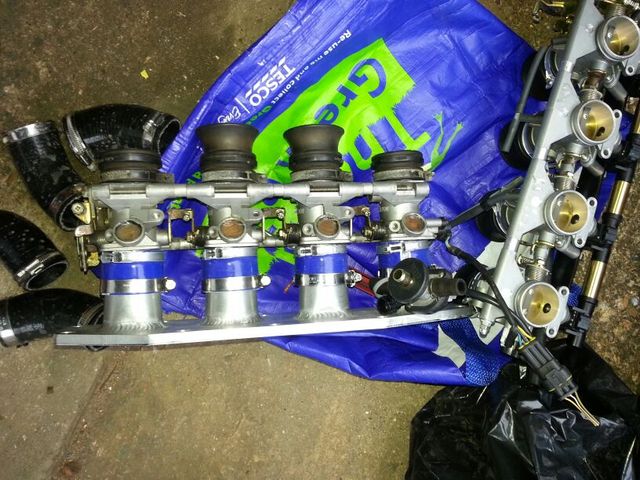 Lukes GSX600 throttle bodies