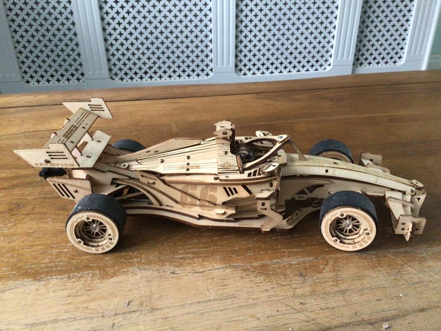 Wood f1 car