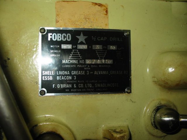 fobco vin plate