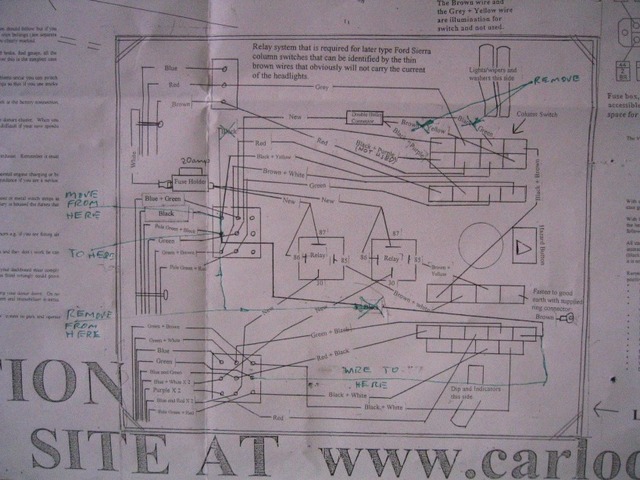 Description V G wiring errors