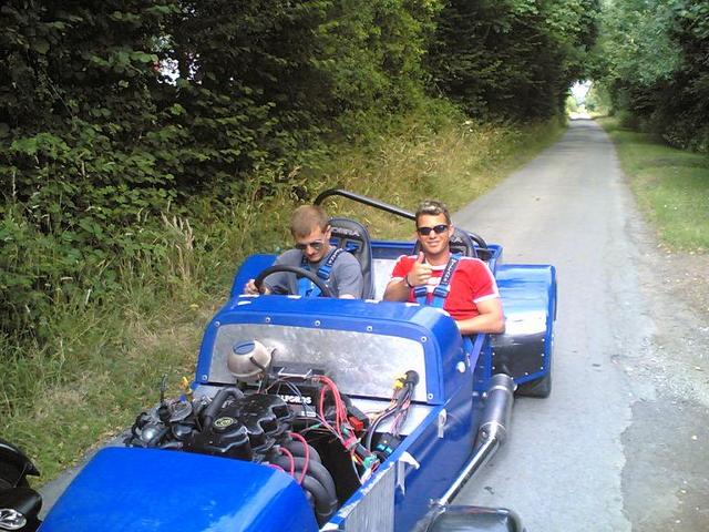 JUL 05  nick and trev driving