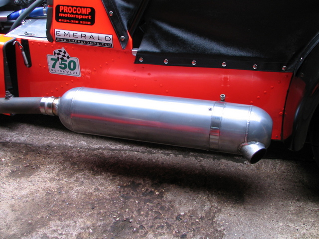 Procomp exhaust silencer. All alloy construction with stainless perf tubing.