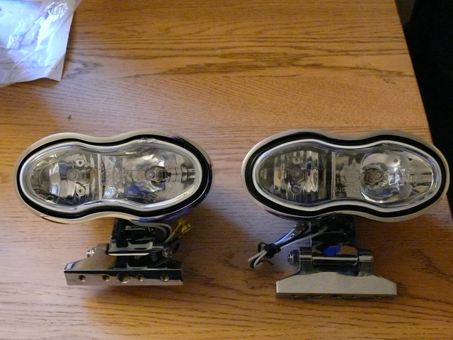 Wave headlights ,chrome 