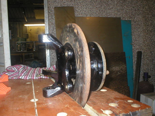 Stub axle rebuilt 24.04.04