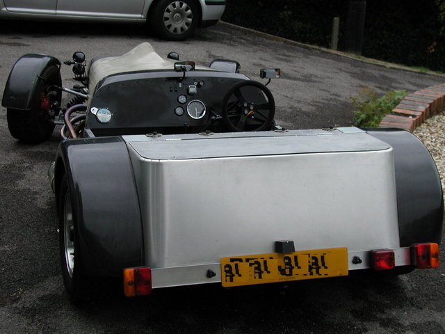 Car from rear