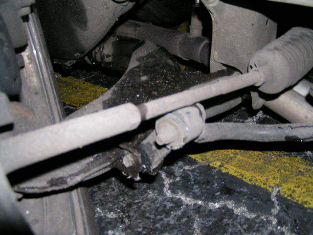 Bent control arm