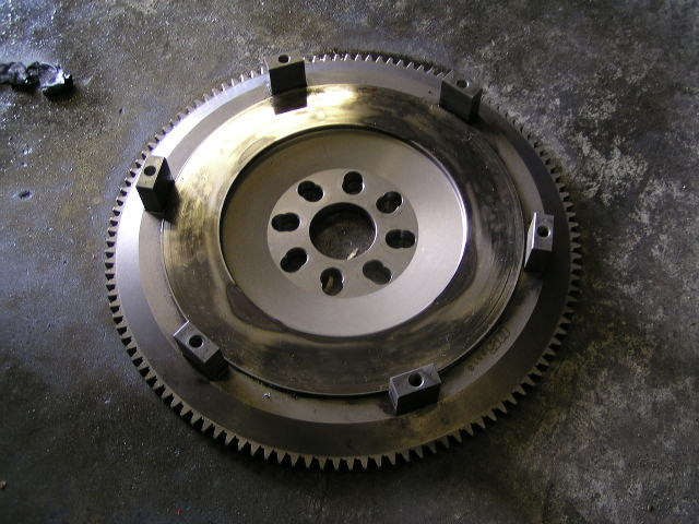 Redrilled flywheel