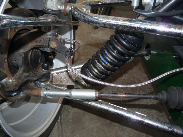 Right suspension detail