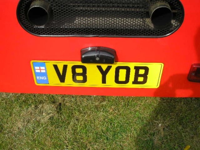 v8 plate