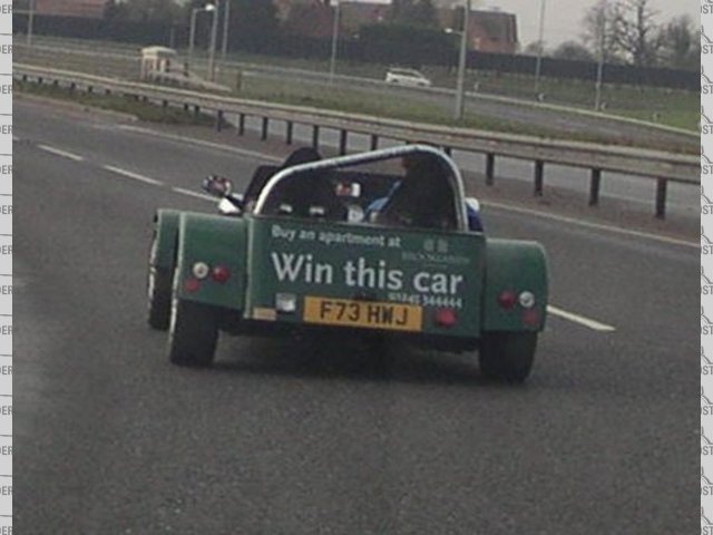 rear of BRG ZR...action shot