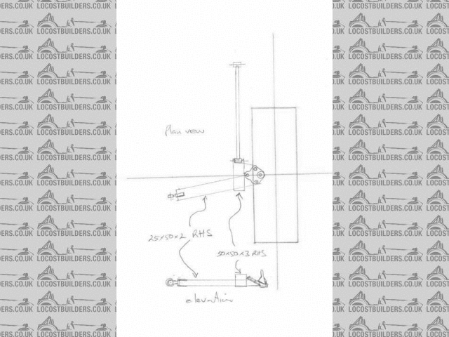 Quick sketch of rear suspensio