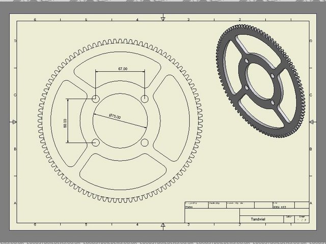 Reverse gear cad