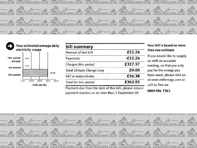 Funny electricity bill