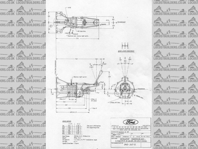 MT75 dimensions