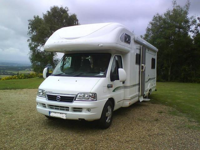 Shiny new motorhome