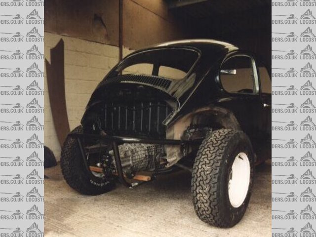 Black mid-engined Baja